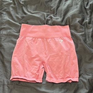 Pink seamless gymshark shorts